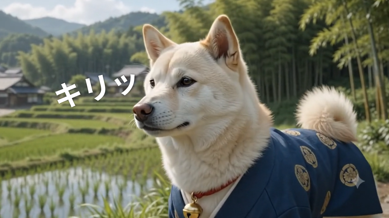 青い服を着せられたどっけん